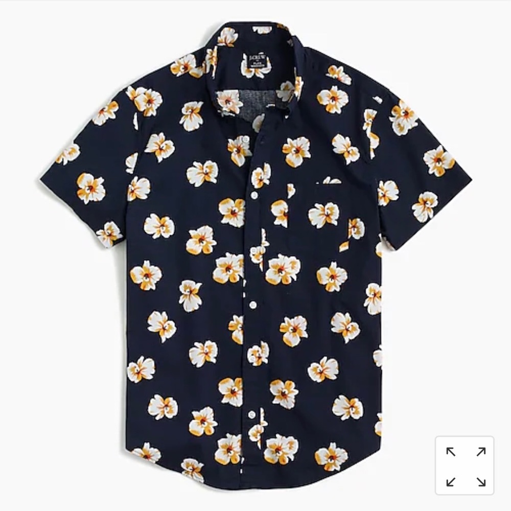 🌸 J.Crew Factory Slim Floral Shirt - NEW w/o Tags